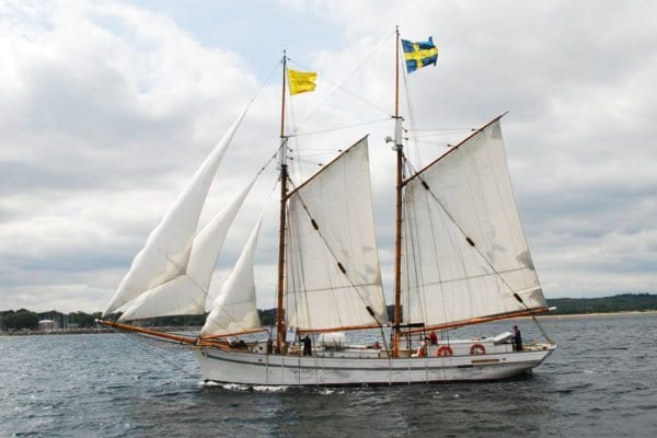 Segelskutan Klara Marie på Skillinge