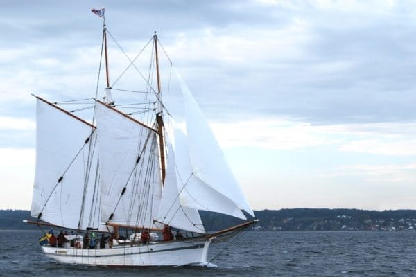 Segelskutan Klara Marie på Skillinge