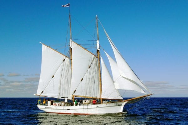 Segelskutan Klara Marie på Skillinge