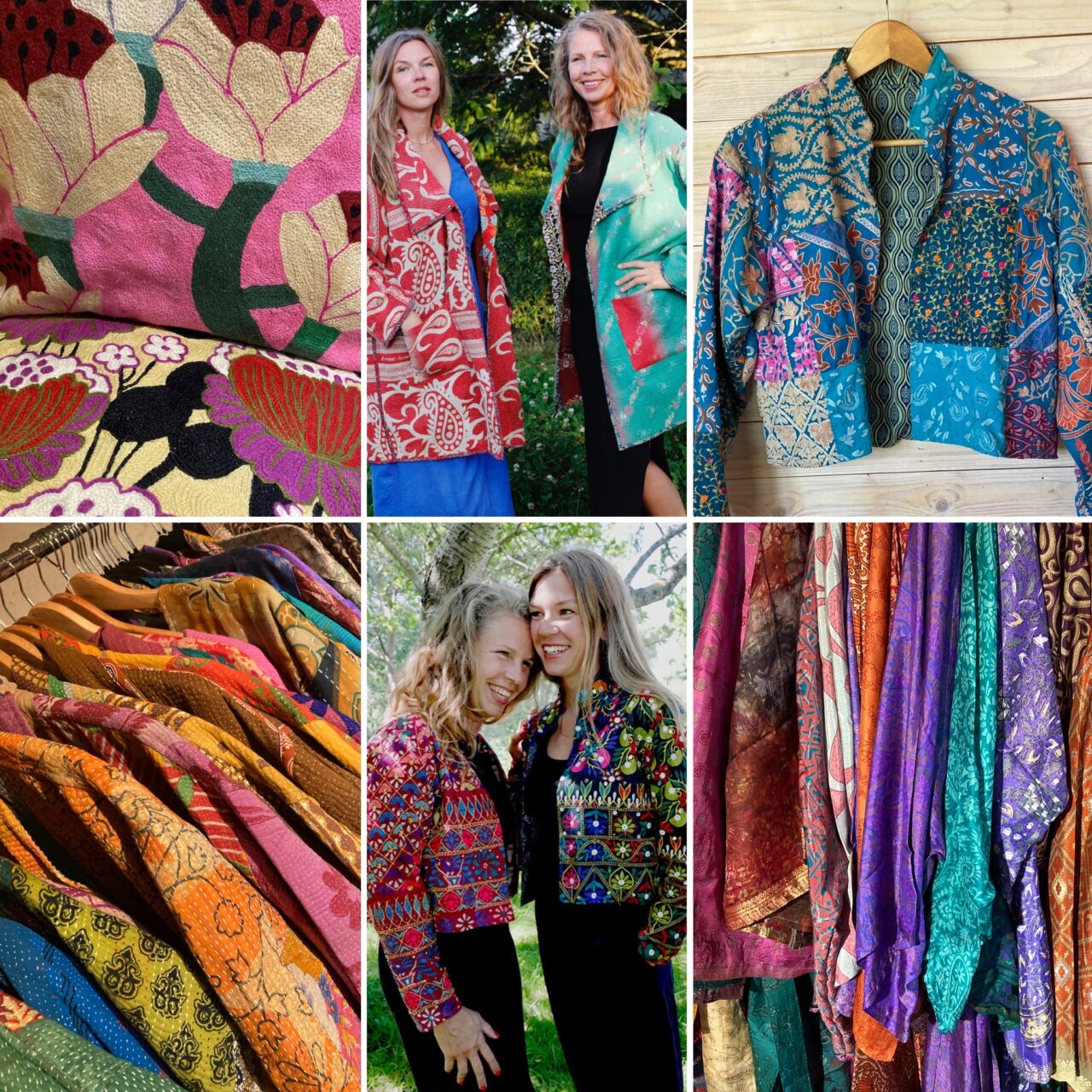 Jackor, kimonos, kuddfodral mm